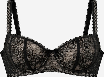 Push-up Soutien-gorge MILENKA en noir : devant