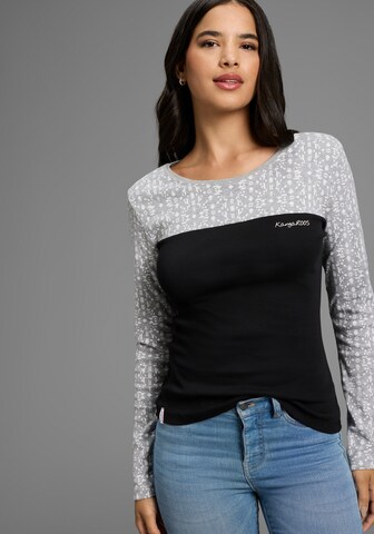 KangaROOS Shirt in Black: front