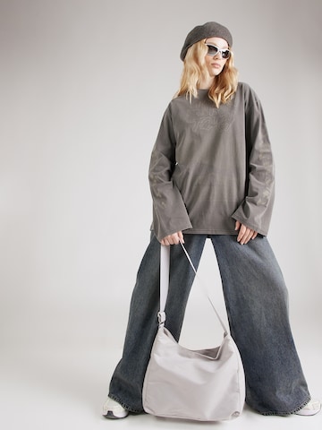 T-shirt oversize WEEKDAY en gris