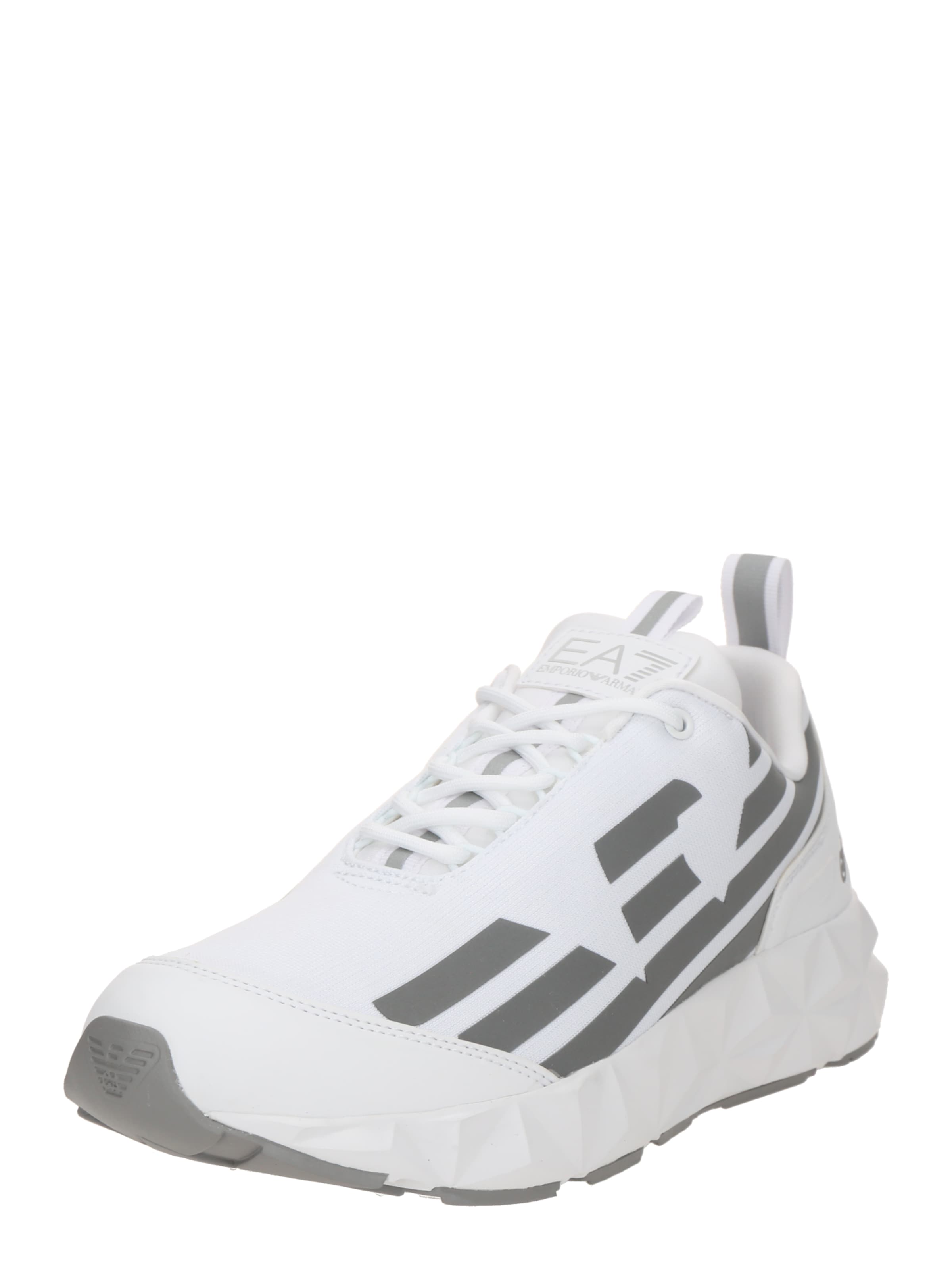 EA7 Emporio Armani Низкие кроссовки в Белый: спереди