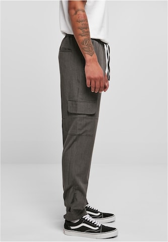 Urban Classics Tapered Cargo Pants in Grey