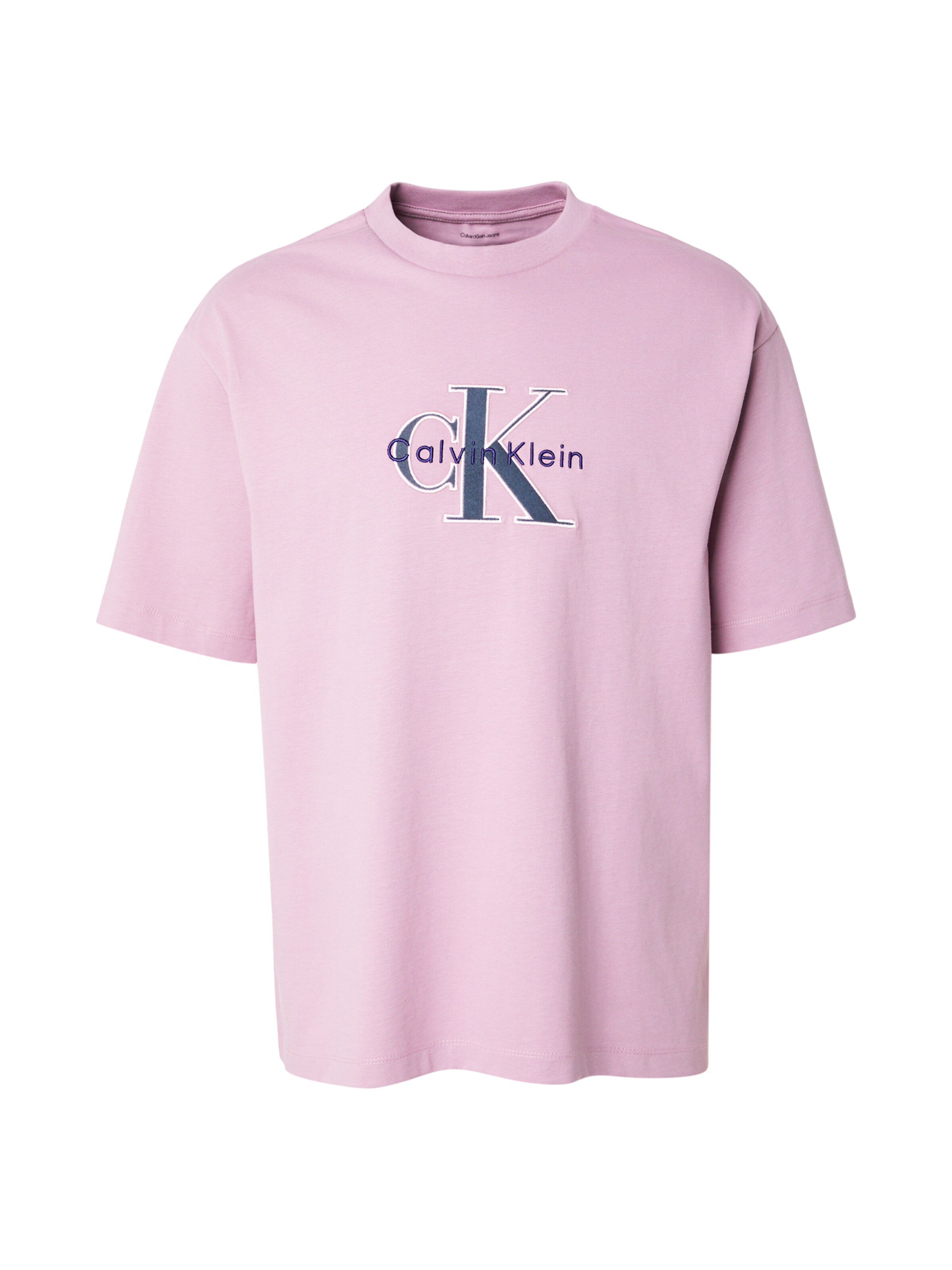 Tricou de la Calvin Klein Jeans pe roz: față