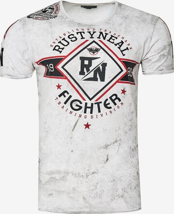 Rusty Neal Shirt in White: front