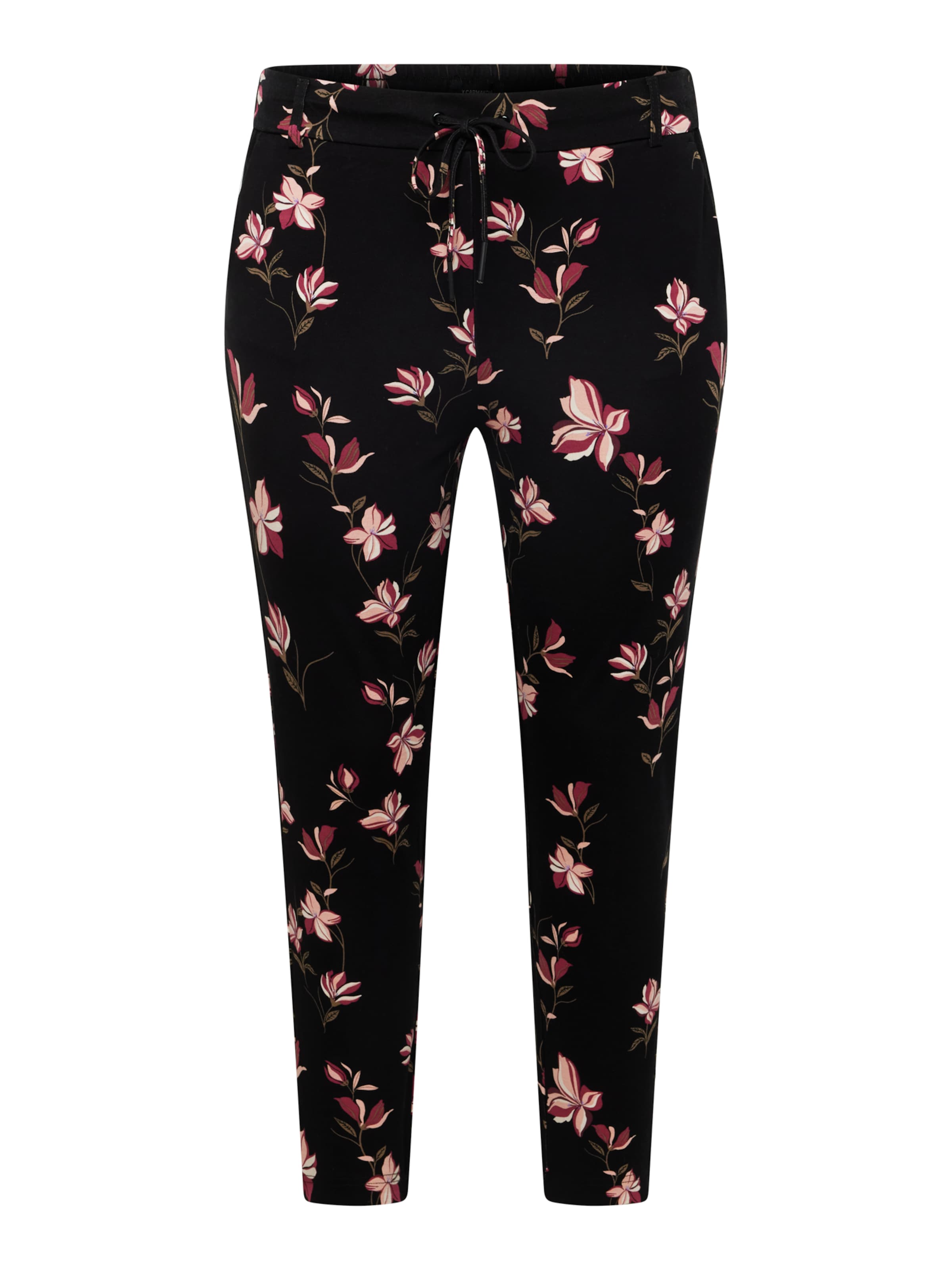 ONLY Carmakoma Slimfit Chino in Zwart: voorkant