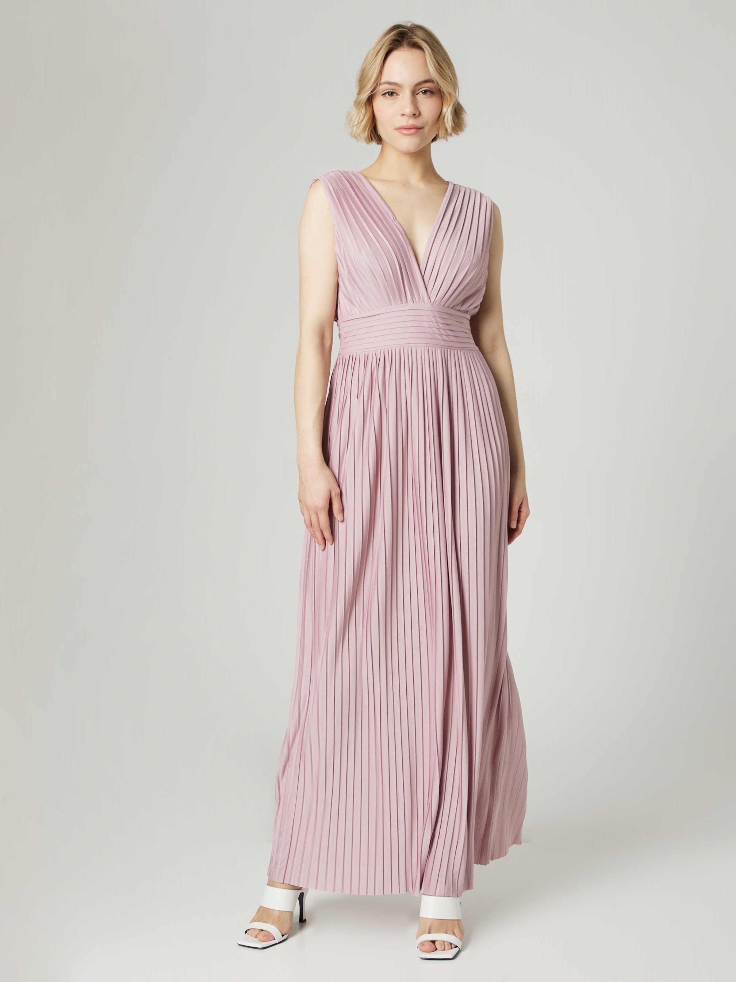 Linnea pleated gown hotsell