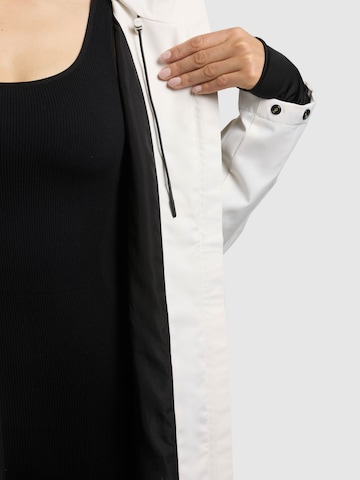 khujo Ανοιξιάτικο και φθινοπωρινό παλτό 'June' σε λευκό