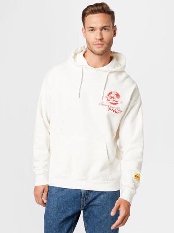 QUIKSILVER Athletic Sweater in White