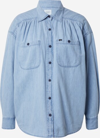 Lee Bluse 'FRONTIER' in Blau: predná strana