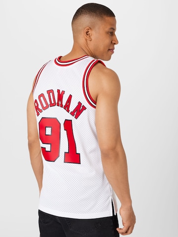 Mitchell & Ness Тениска в бяло