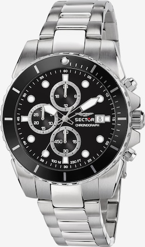 SECTOR Analog Watch in Black: front
