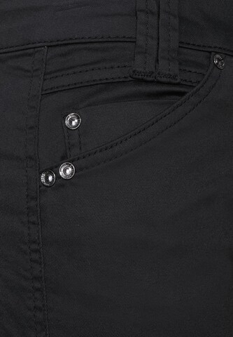 STREET ONE Slimfit Broek in Zwart