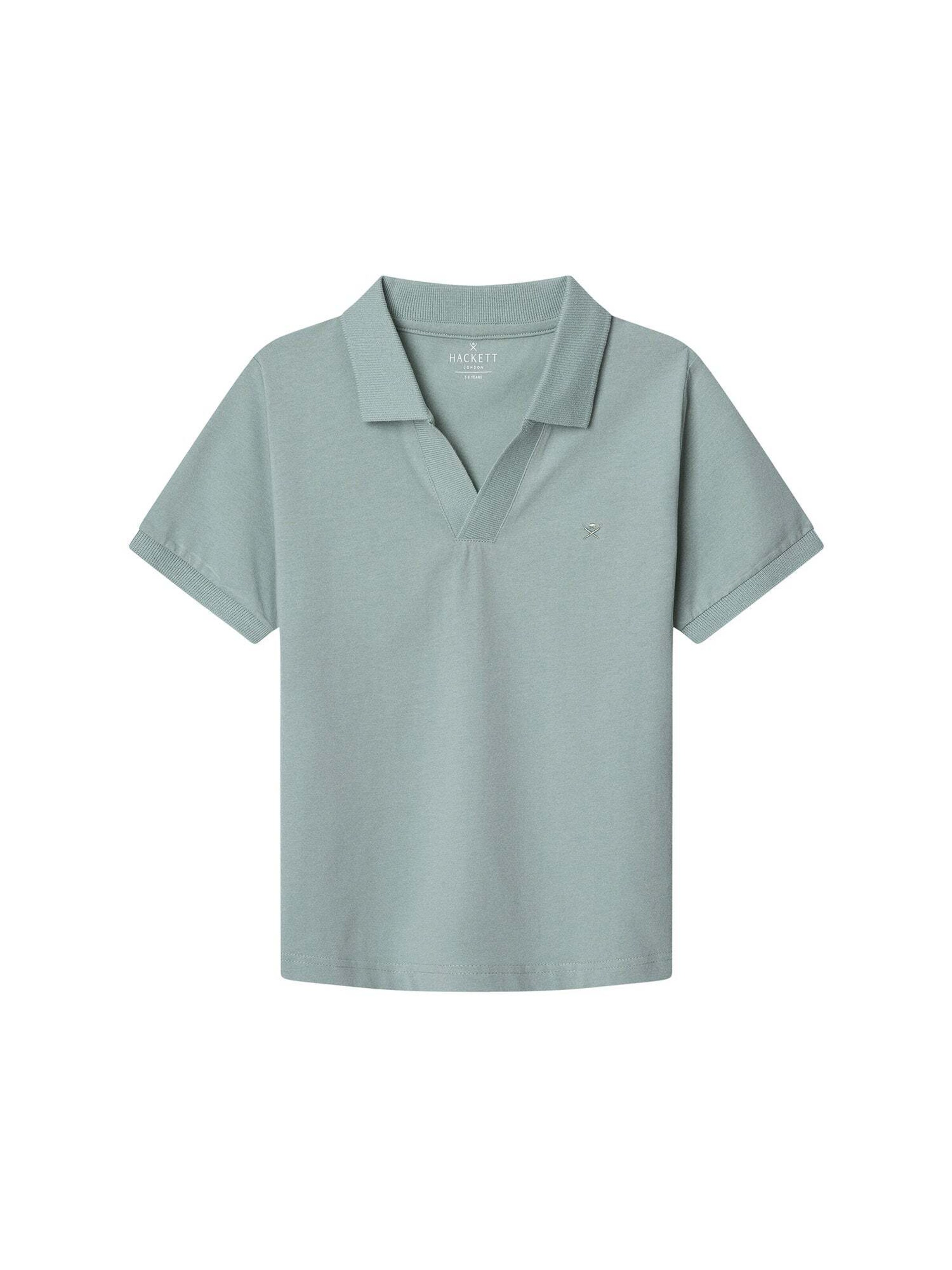 Hackett London Poloshirt in Grün: Vorderseite