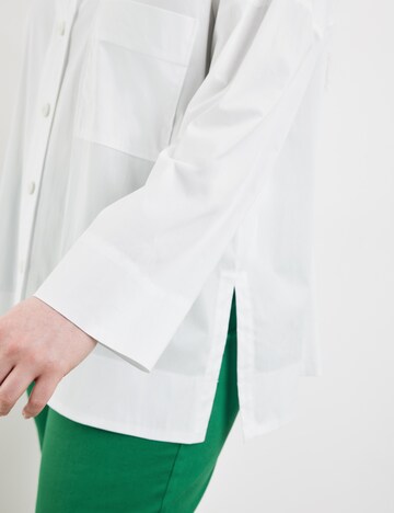 SAMOON Bluse in Weiß