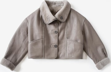Veste d’hiver 'CHO Reversible Shearling Jacket' Just things we like en beige : devant