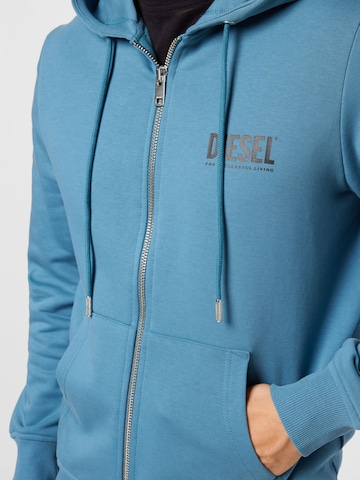 DIESEL Sweat jacket 'GIRK' in Blue