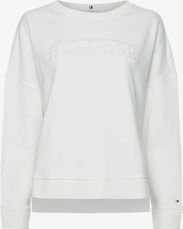 Sweat-shirt TOMMY HILFIGER en blanc : devant