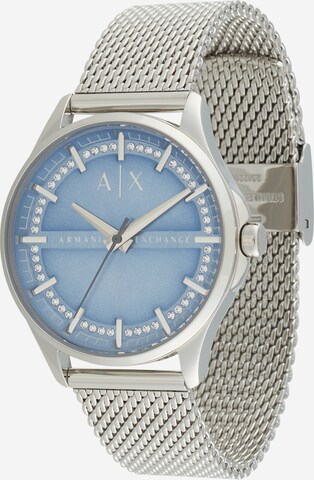 ARMANI EXCHANGE Analoguhr in Silber: predná strana