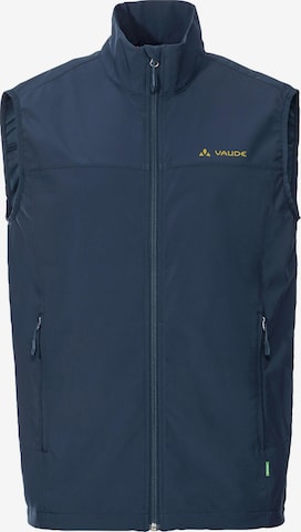 VAUDE Sports Vest in Blue: front