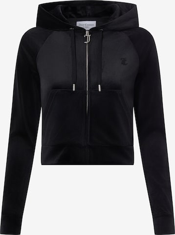 Veste de survêtement Juicy Couture en noir : devant