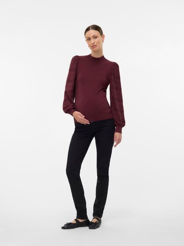 Vero Moda Maternity Sweater in Red
