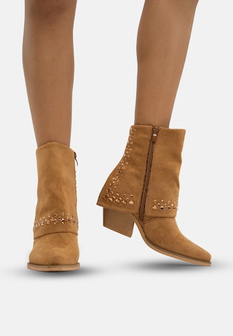 Salinyang Ankelstøvler i beige