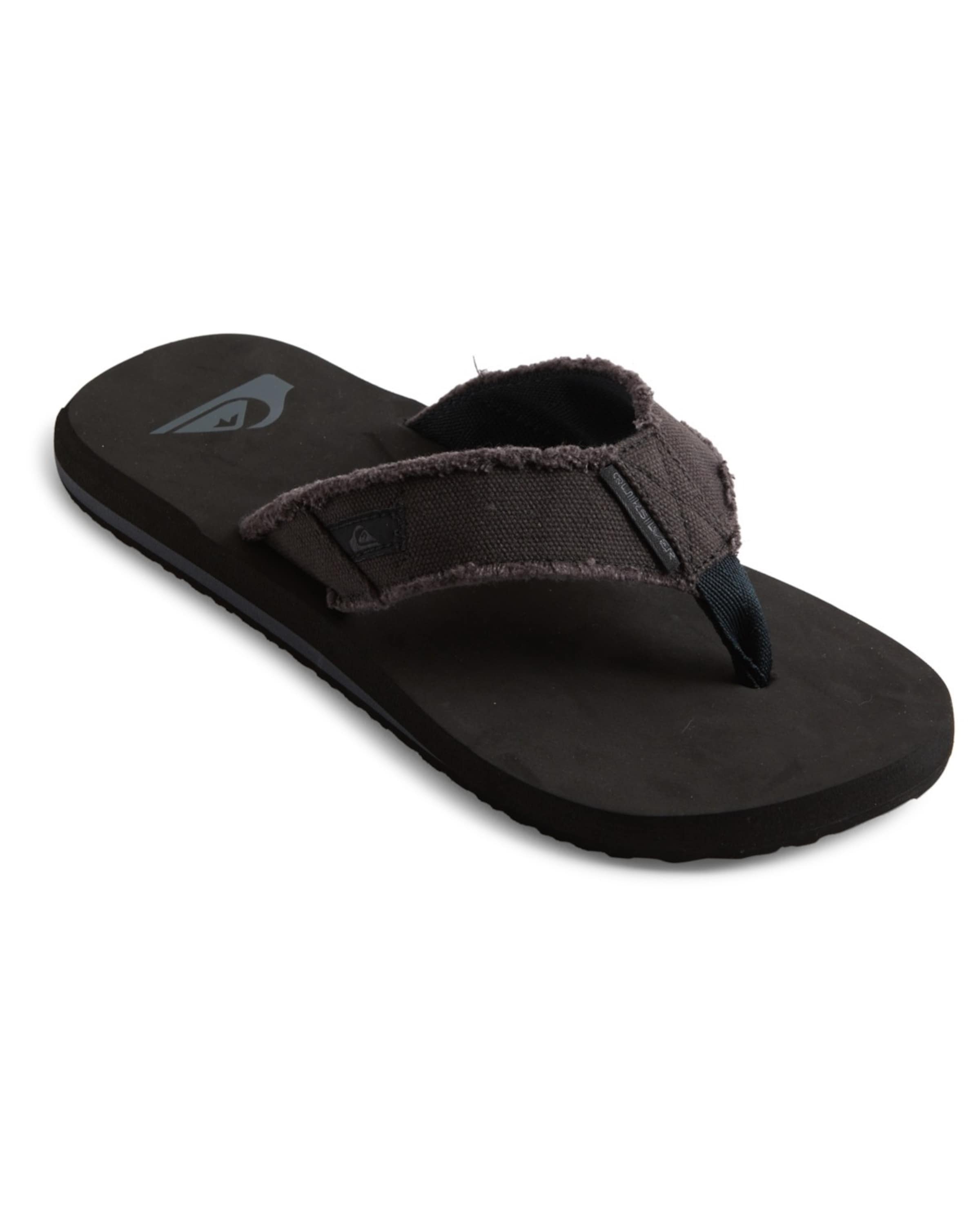 QUIKSILVER Teenslippers 'Monkey Abyss' in de kleur Zwart, Productweergave