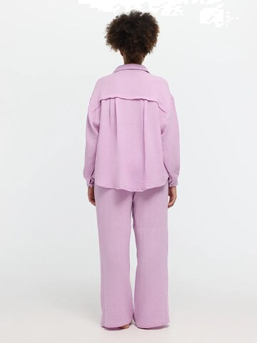 cfab Baggy Trousers 'Musselin Pants' in Purple