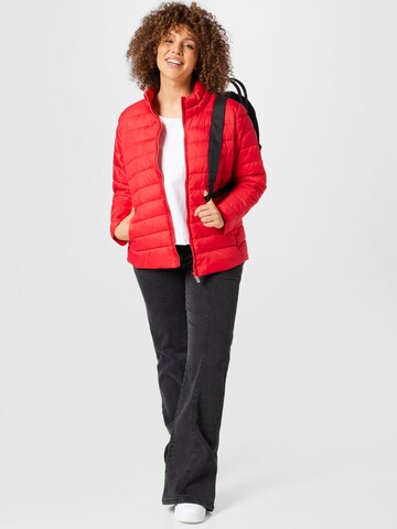 ONLY Carmakoma Between-Season Jacket 'Tahoe' in Red