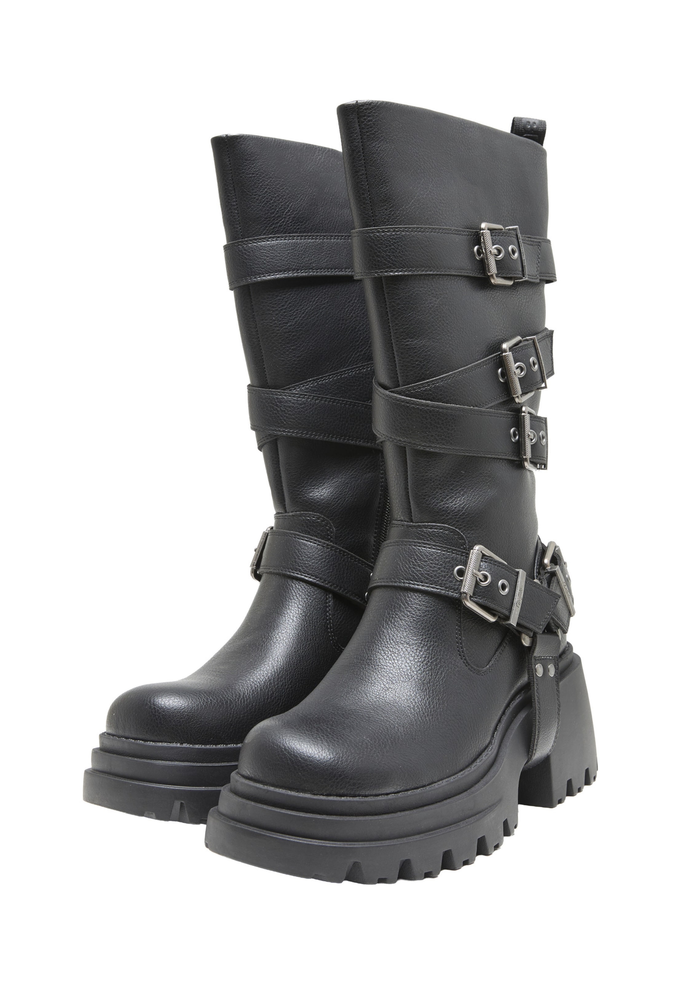 BUFFALO Stiefel 'Bravr' in Schwarz