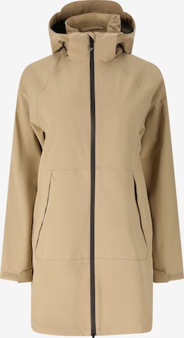 Weather Report Performance Jacket in Beige: front
