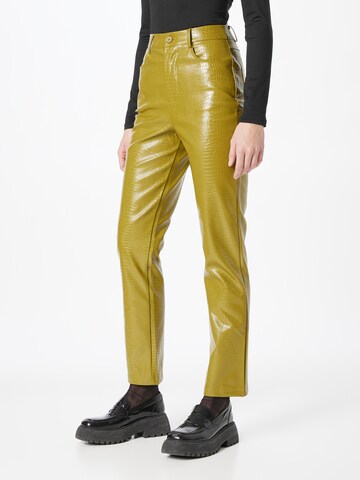 Regular Pantalon Daisy Street en vert : devant