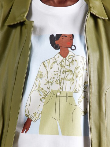 s.Oliver Тениска в бяло