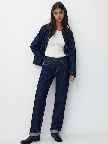 Pull&Bear Regular Jeans in Blau