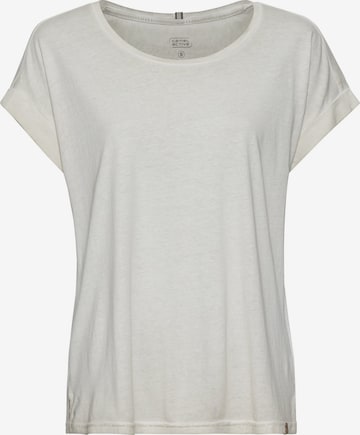 CAMEL ACTIVE T-Shirt aus softem Modal und Baumwolle in Grau: predná strana