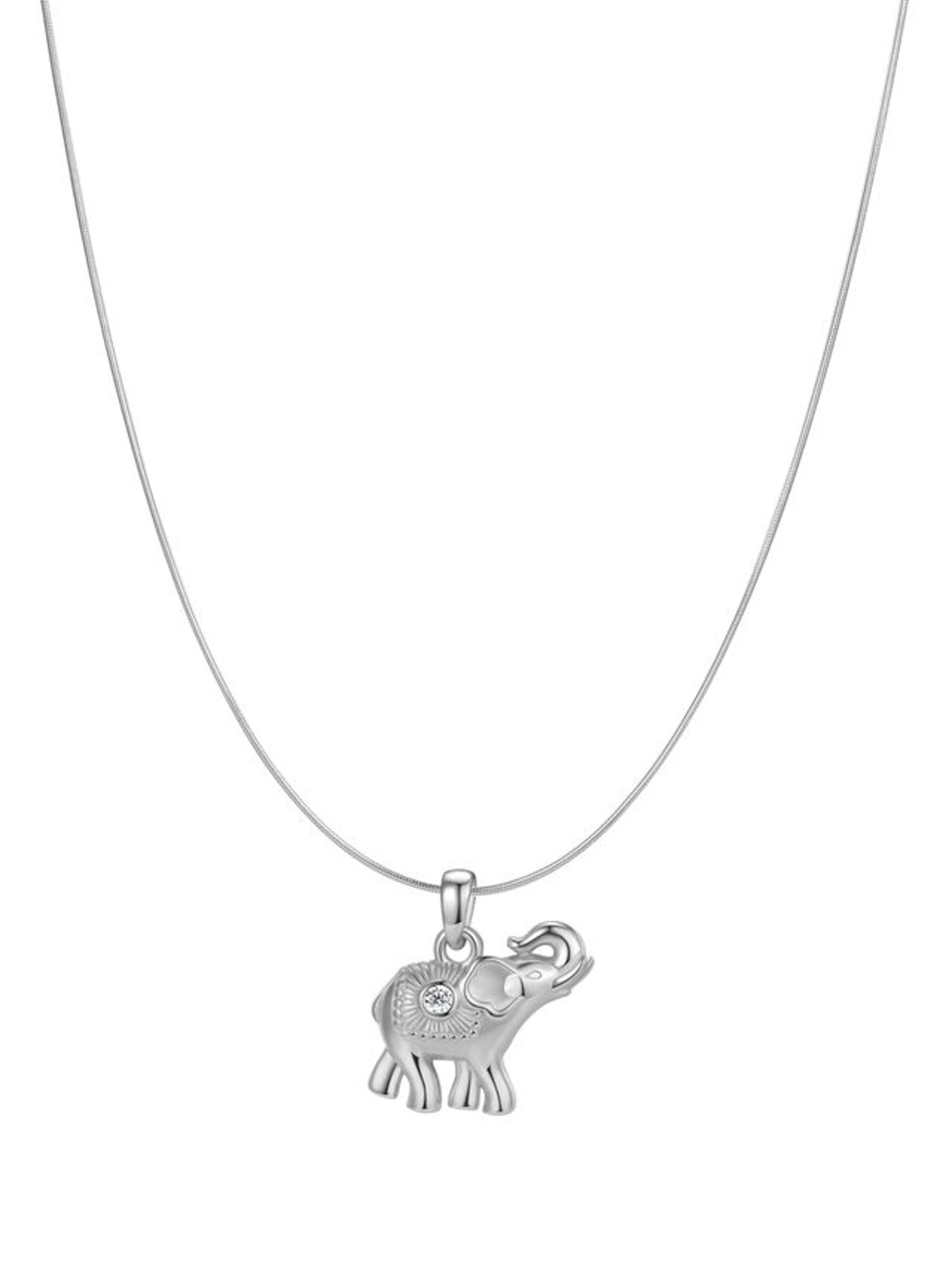 Hey Happiness Ketting 'Success Spirit' in Zilver: voorkant