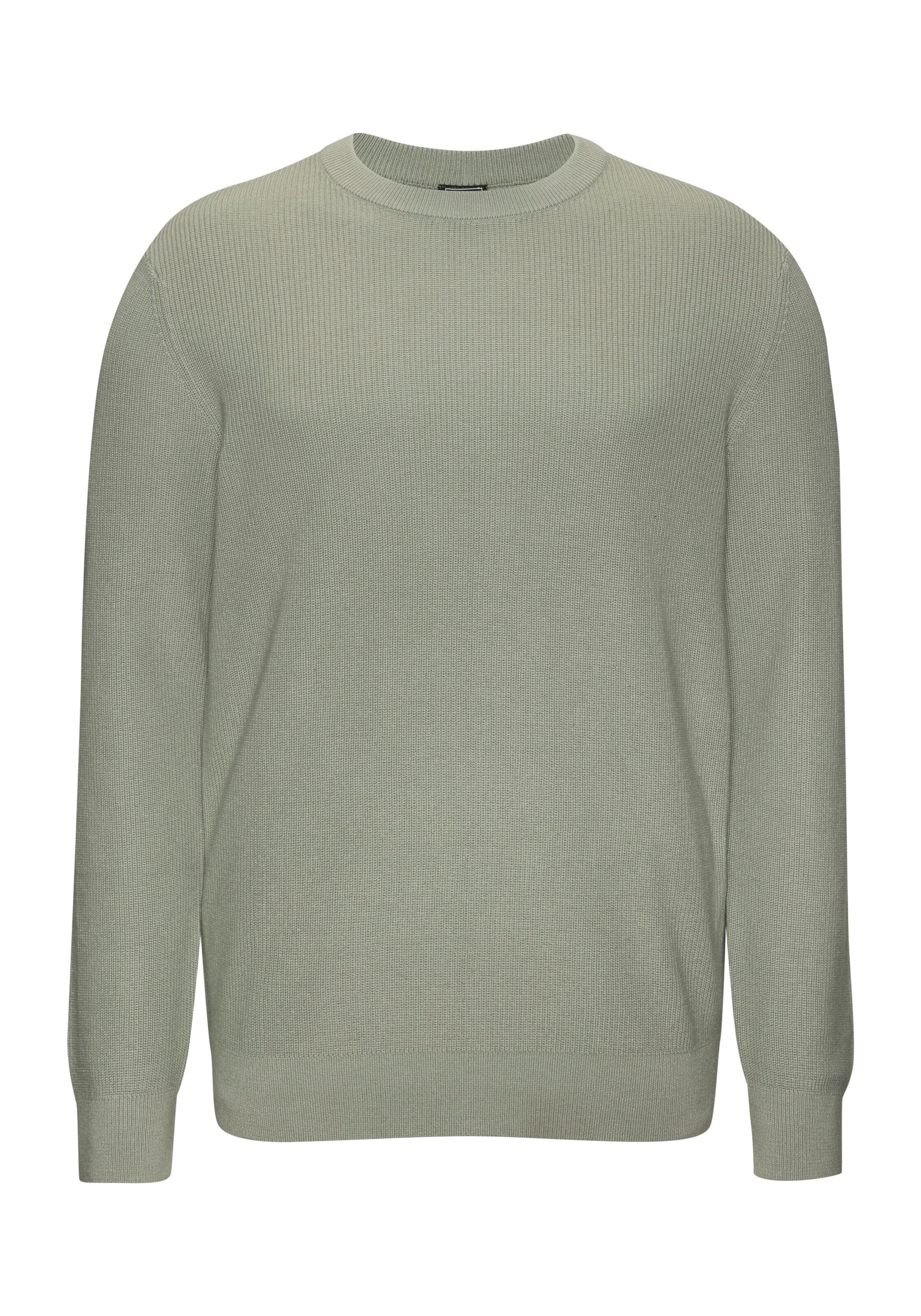 JOHN DEVIN Strickpullover in Grün: Vorderseite