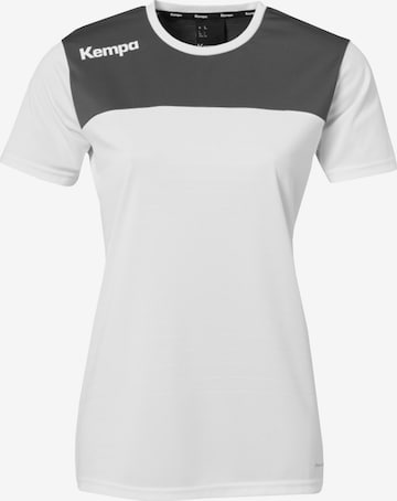 KEMPA Trikot in Weiß: Vorderseite