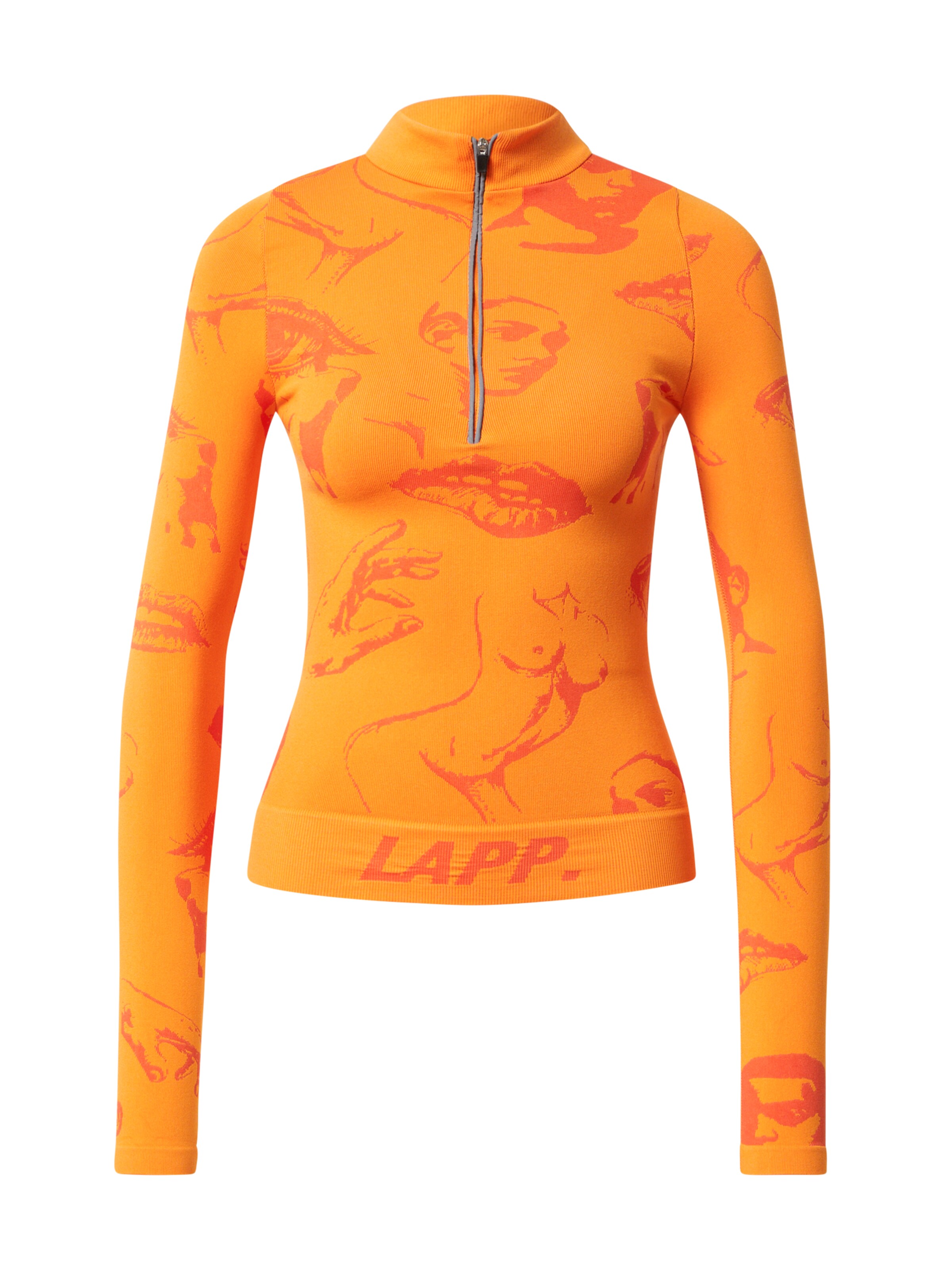 Frauen Sportarten Lapp the Brand Shirt in Orange, Hummer - BY79083