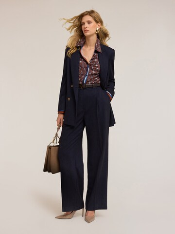 MOTIVI Wide Leg Hose‌‌‌‌ in Blau