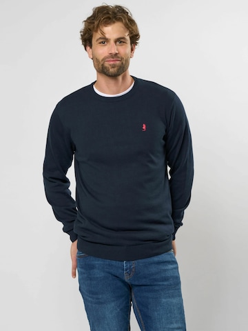 MCS Pullover 'Ellison' in Blau: Vorderseite