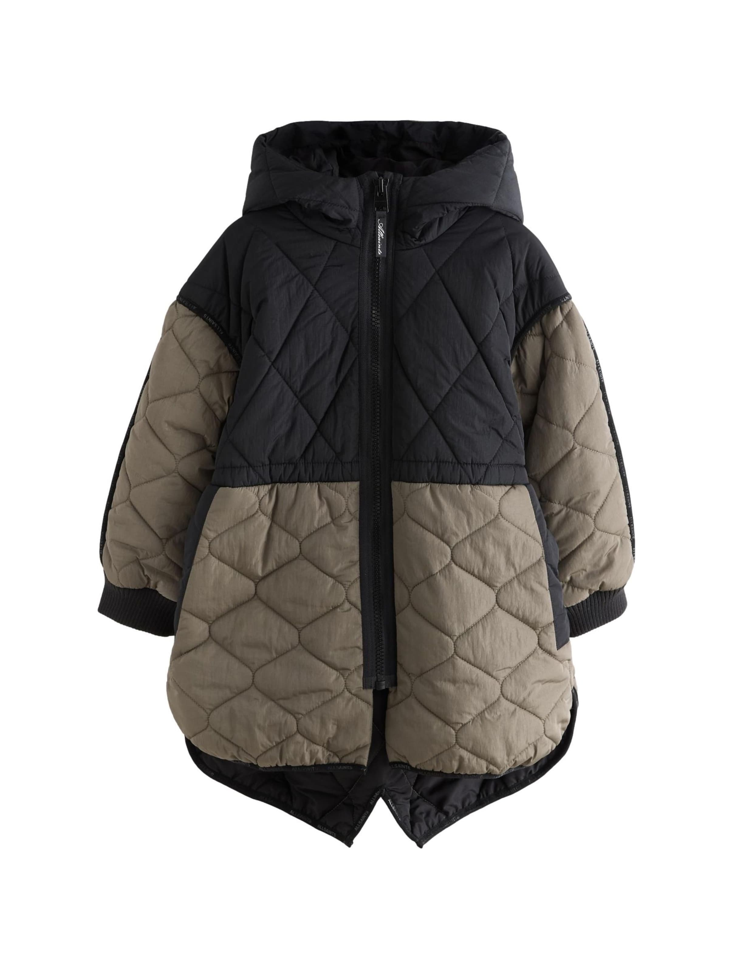 smALLSAINTS - Chaqueta de entretiempo en negro: frente