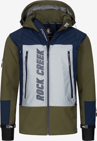 Rock Creek Outdoorjacke in Blau: predná strana