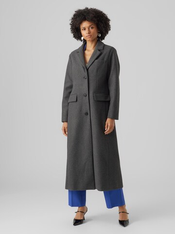 VERO MODA Between-Seasons Coat 'VINCE MILAN' in Grey: front