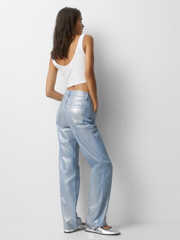 Pull&Bear Regular Jeans in Blauw