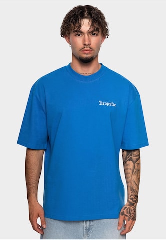 Dropsize Shirt in Blauw: voorkant