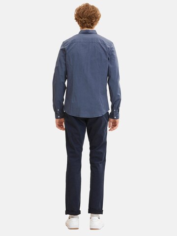 TOM TAILOR Regular Fit Hemd in Blau