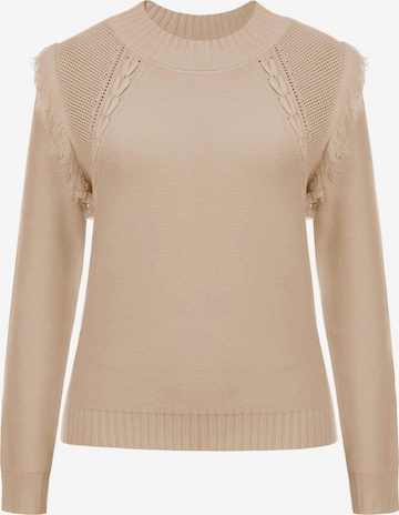 Pulover de la Imily Bela pe verde: față