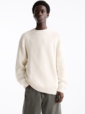 Pull&Bear Pullover i beige: forside