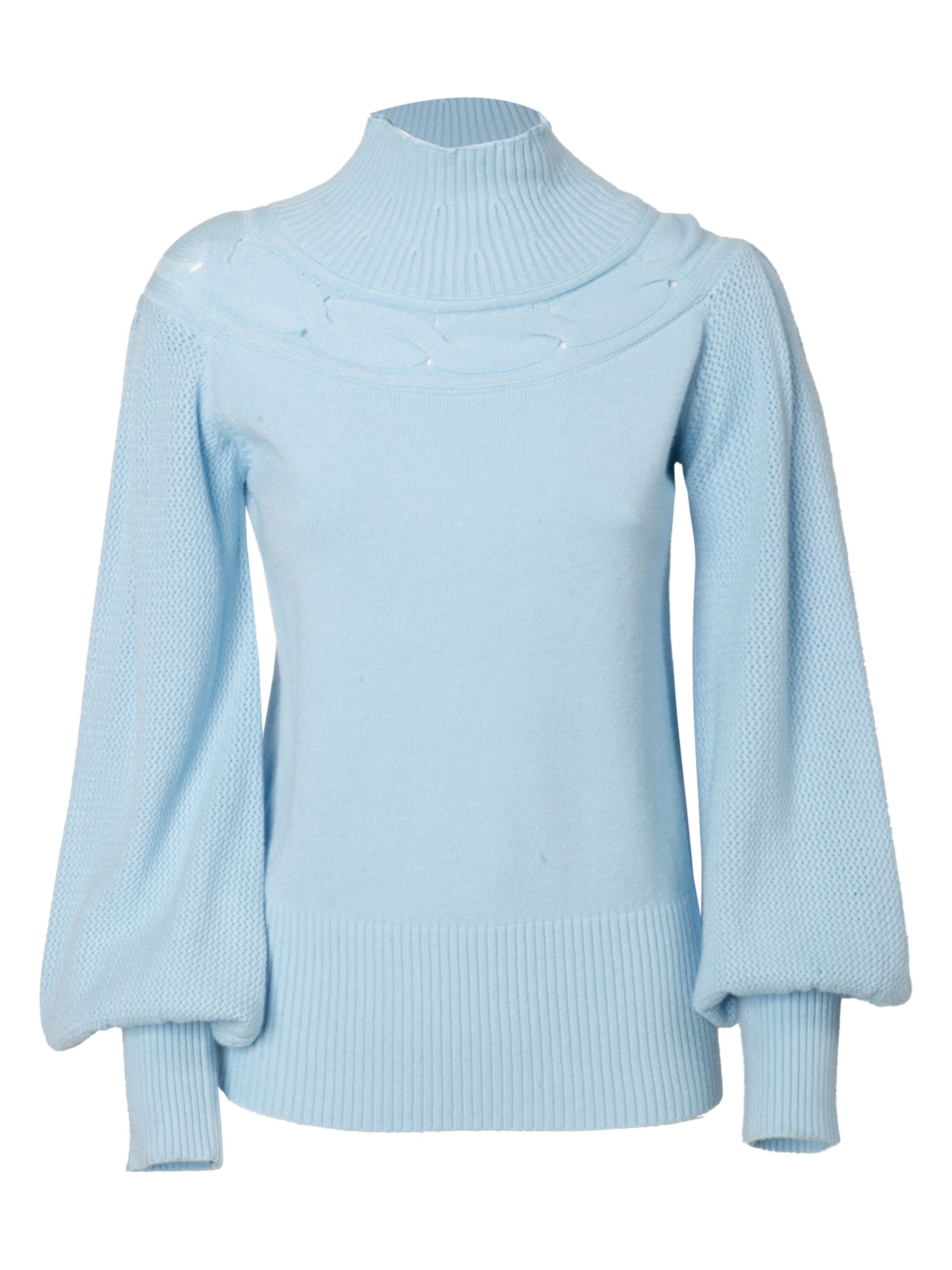 Influencer Sweater in Blue: front
