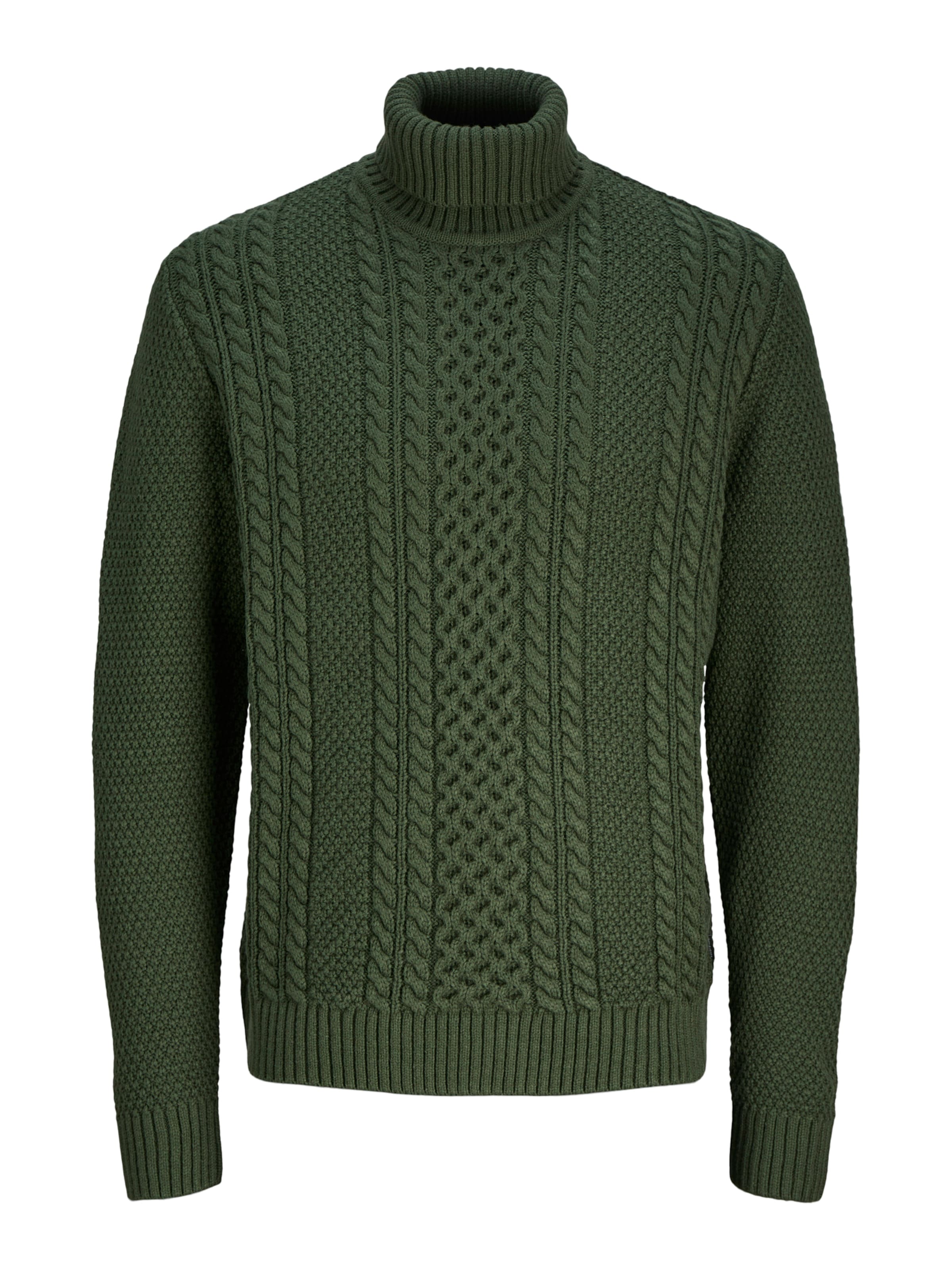 Pullover 'PAUL' JACK & JONES di colore oliva, Visualizzazione prodotti